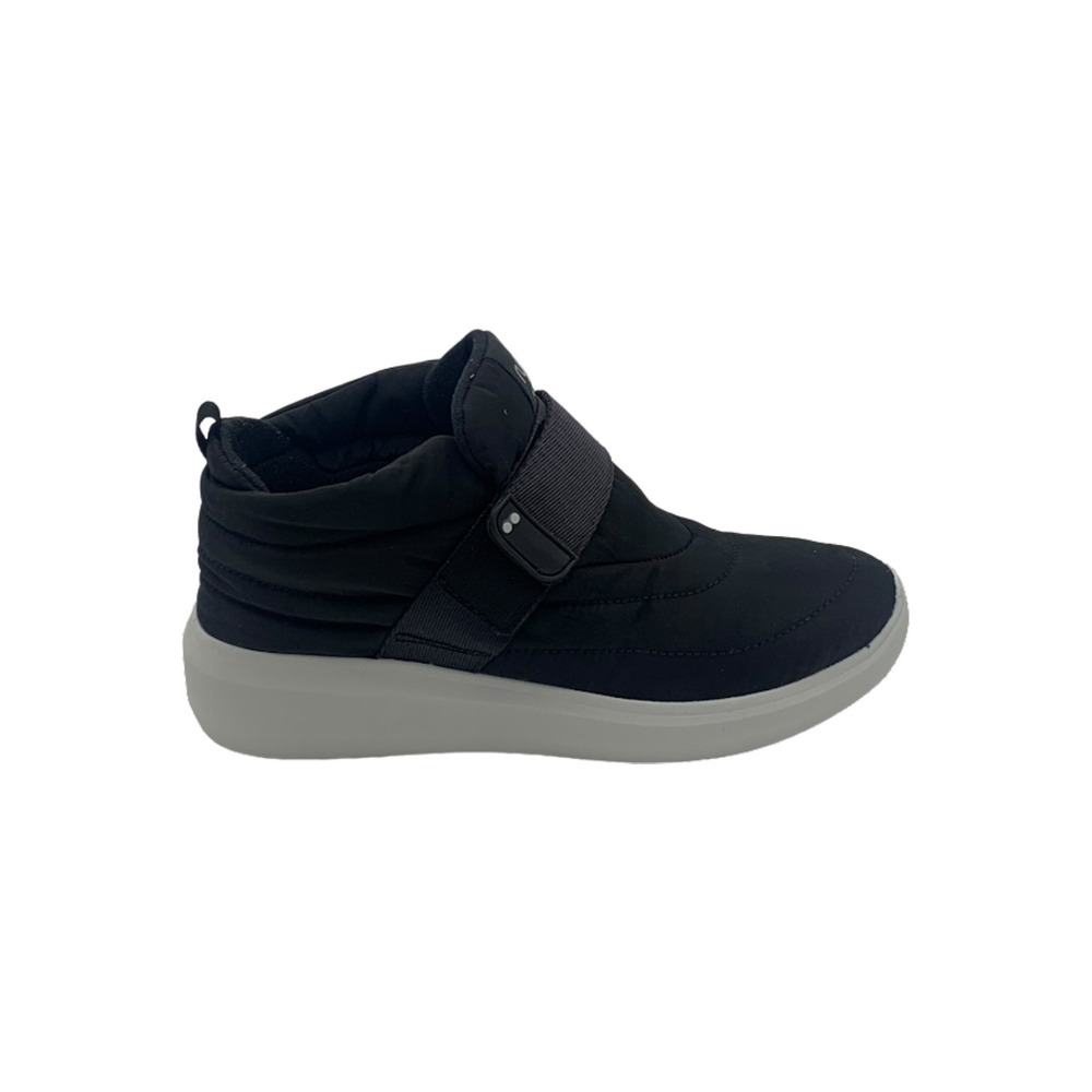 Ryka Water-Resistant Cozy-Lined Nylon Booties Ascend Puff Black - Medium